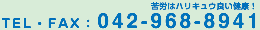 TEL�EFAX : 042-968-8941(��J�̓n���L���E�ǂ����N�I)